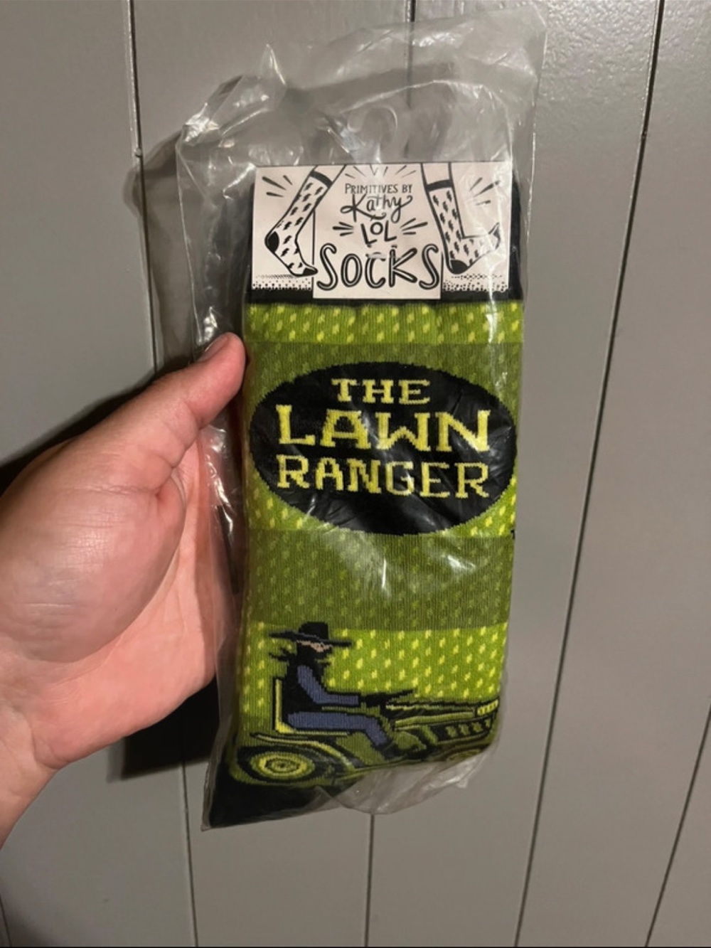 Primitives by Kathy “the lawn ranger” socks new